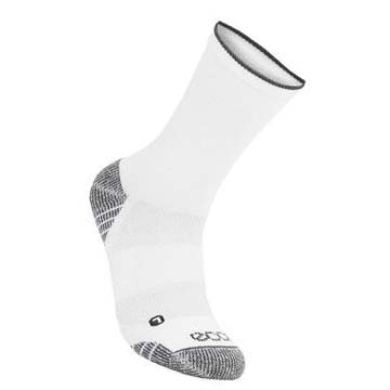 Men's Ecco Golf Crew Socks White | SG 836OKI